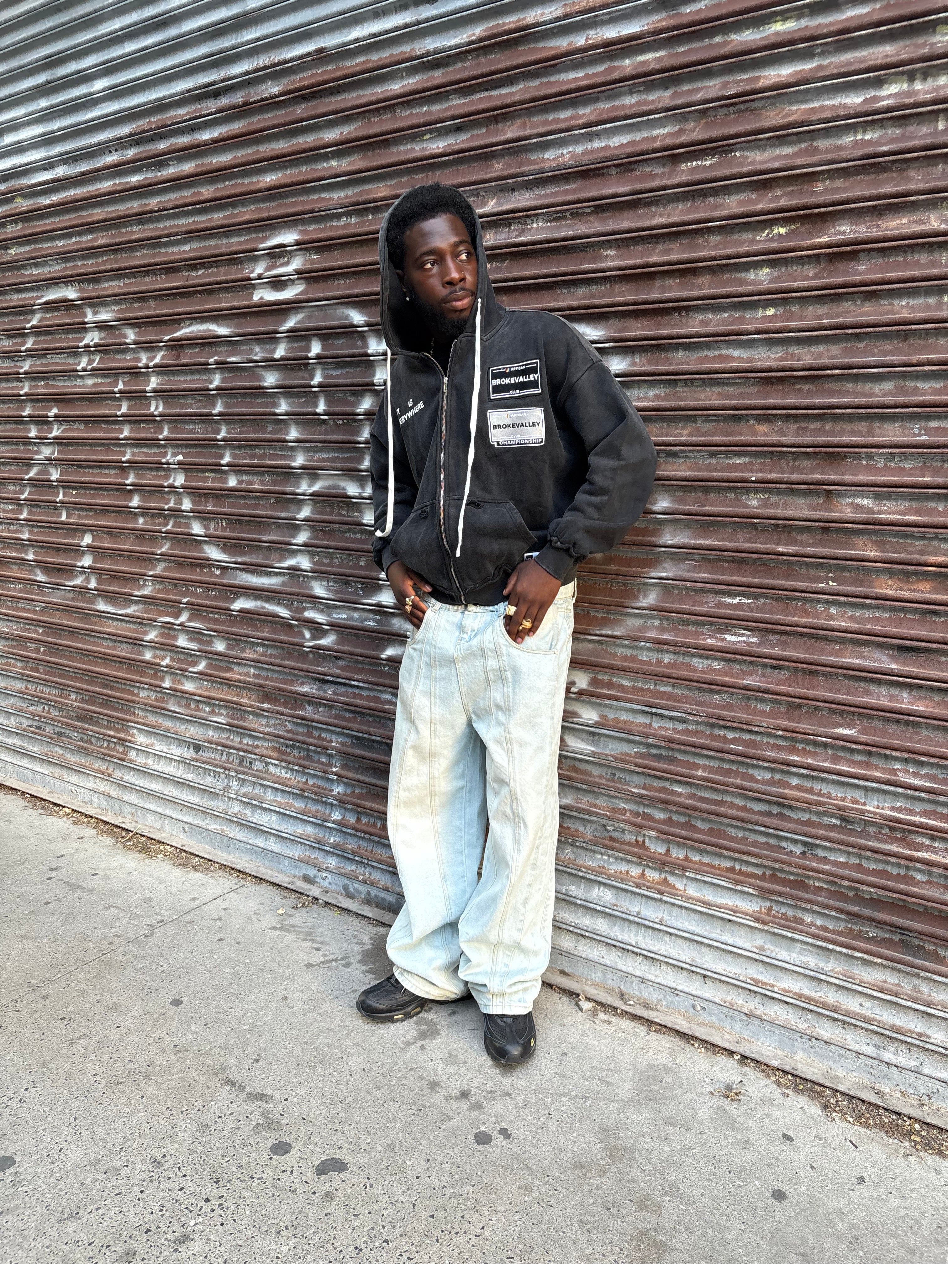 Brokevalley Patches Hoodie